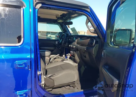 2019 Jeep Wrangler Unlimited Sport S 4X4 из США, поврежденный, VIN 1C4HJXDG1KW601935